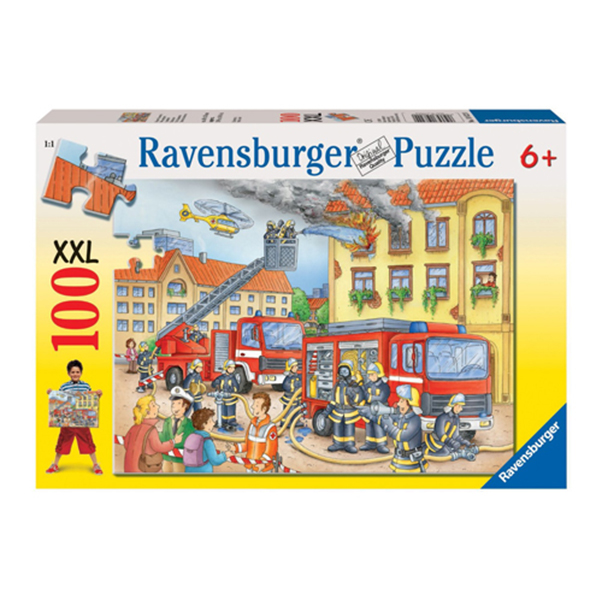 Puzzle Departamentul Pompierilor, 100 Piese