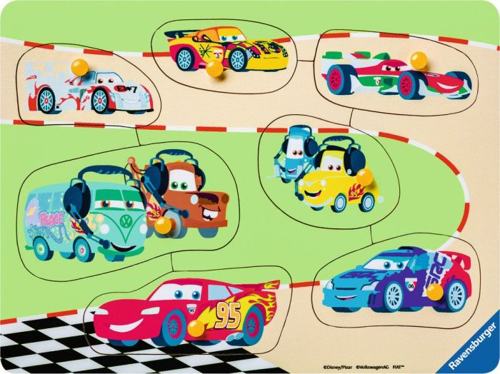 Puzzle Din Lemn Cars, 7 Piese image 1