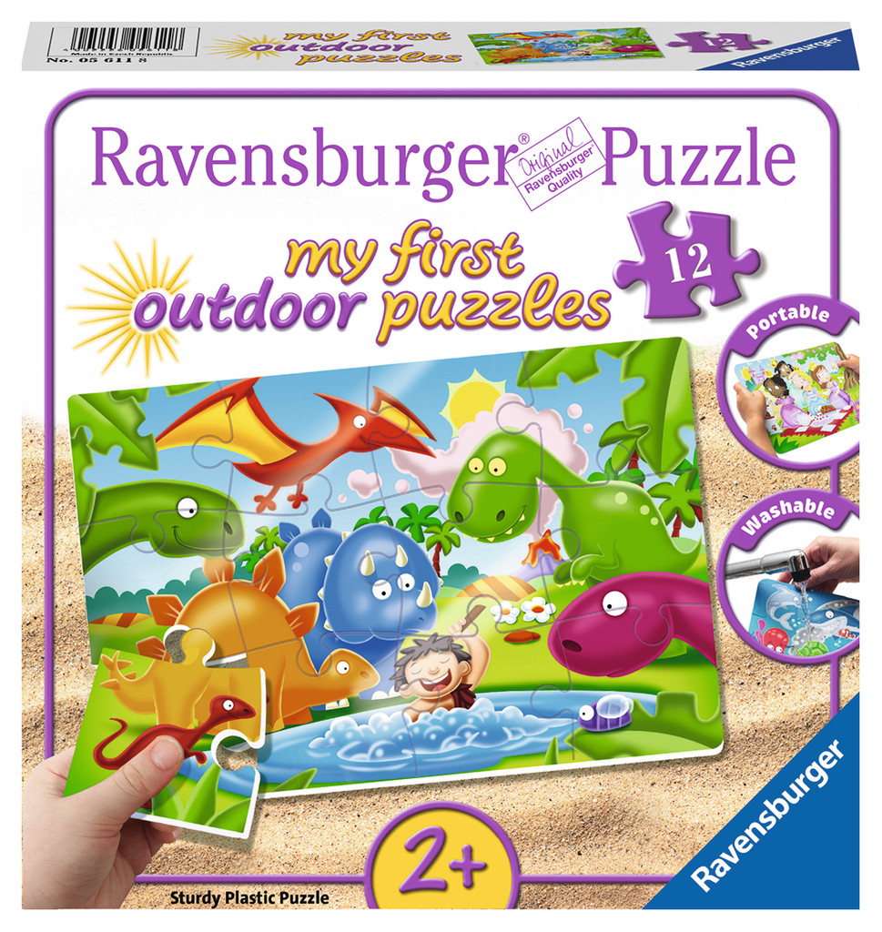 Puzzle Dinozauri, 12 Piese