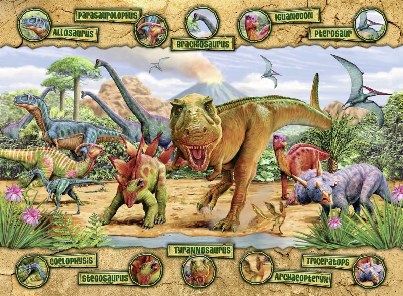 Puzzle Dinozauri, 100 Piese image 1