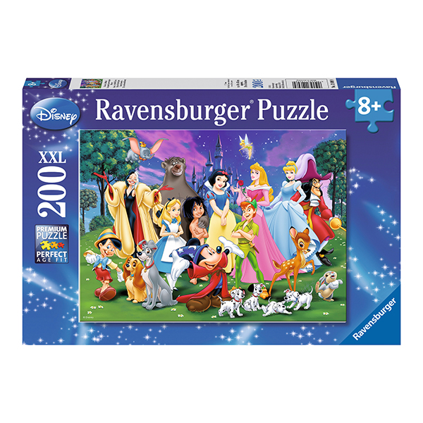 Puzzle Disney Personajele Preferate, 200 Piese