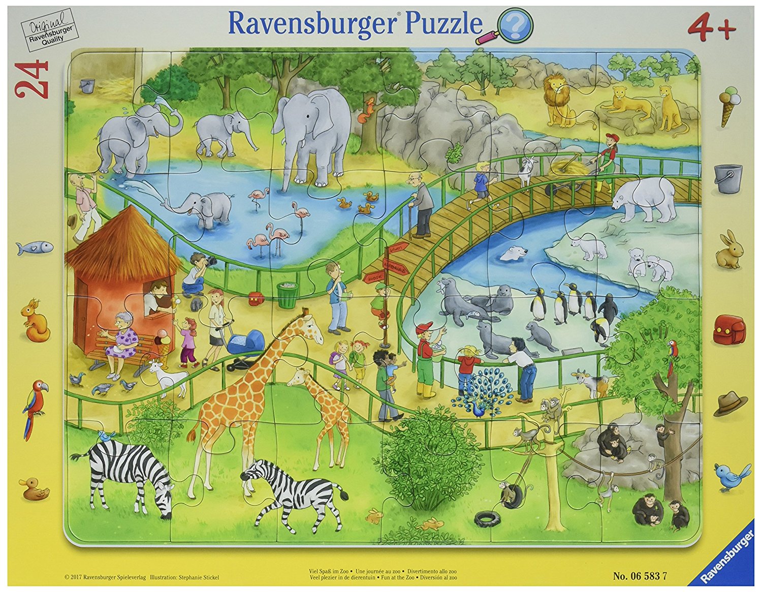 Puzzle Distractie La Zoo, 24 Piese