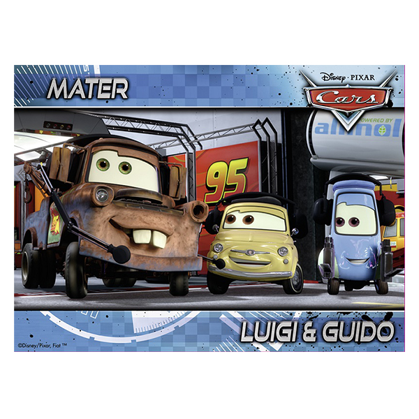 Puzzle Disney Cars, 4 Buc In Cutie, 12/16/20/24 Piese image 4