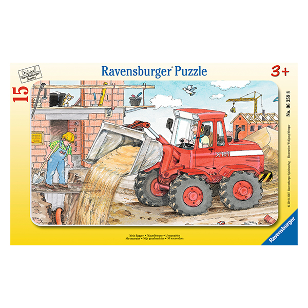 Puzzle Excavator, 15 Piese