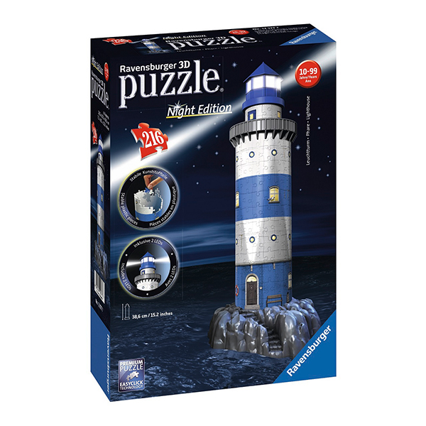 Puzzle Farul Noaptea, 216 Piese image 1