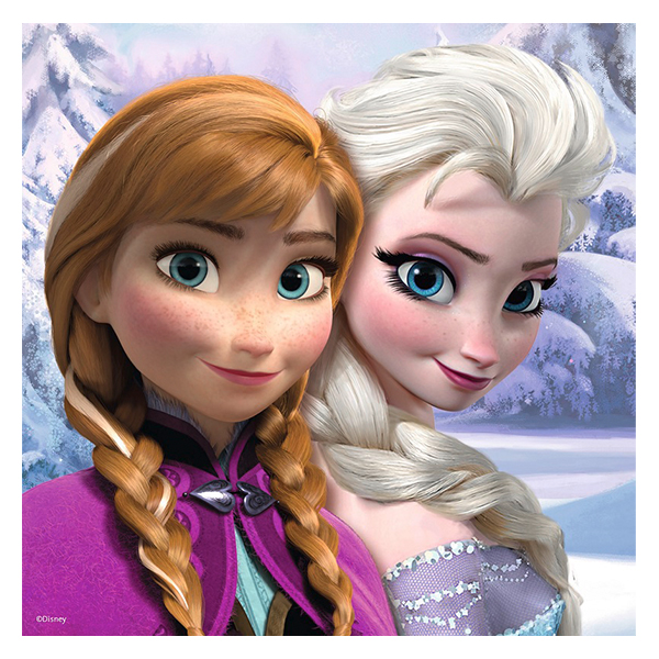 Puzzle Frozen Anna, Elsa Si Prietenii, 25/36/49P image 1