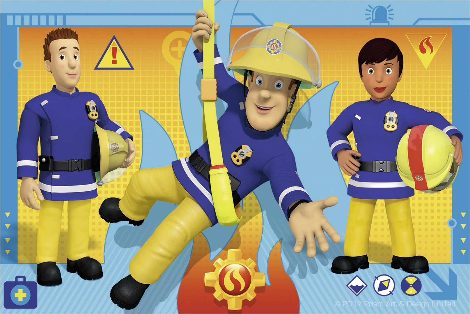 Puzzle In Cutie Pompier Sam,6 Piese image 5