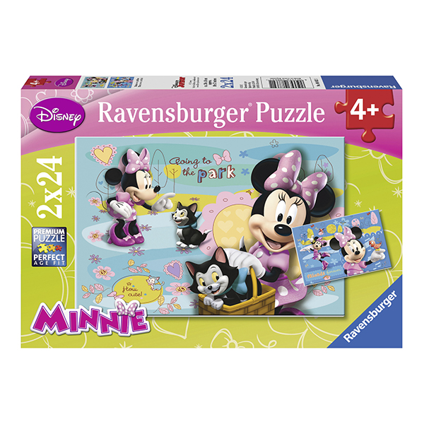 Puzzle Minnie Mouse, 2X24 Piese
