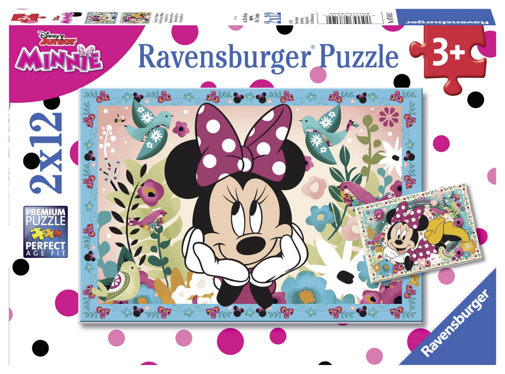 Puzzle Minnie Mouse, 2X12 Piese image 3