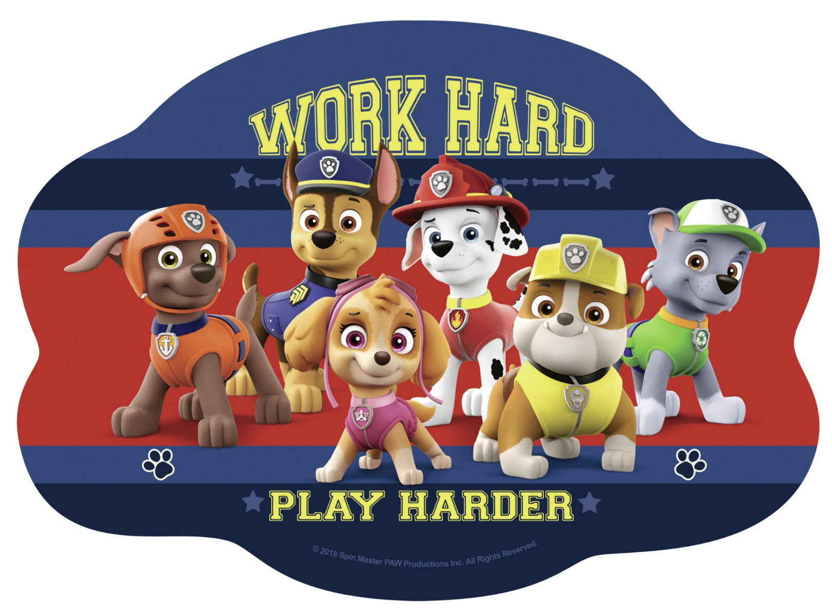 Puzzle Paw Patrol, 4/6/8/10 Piese image 2