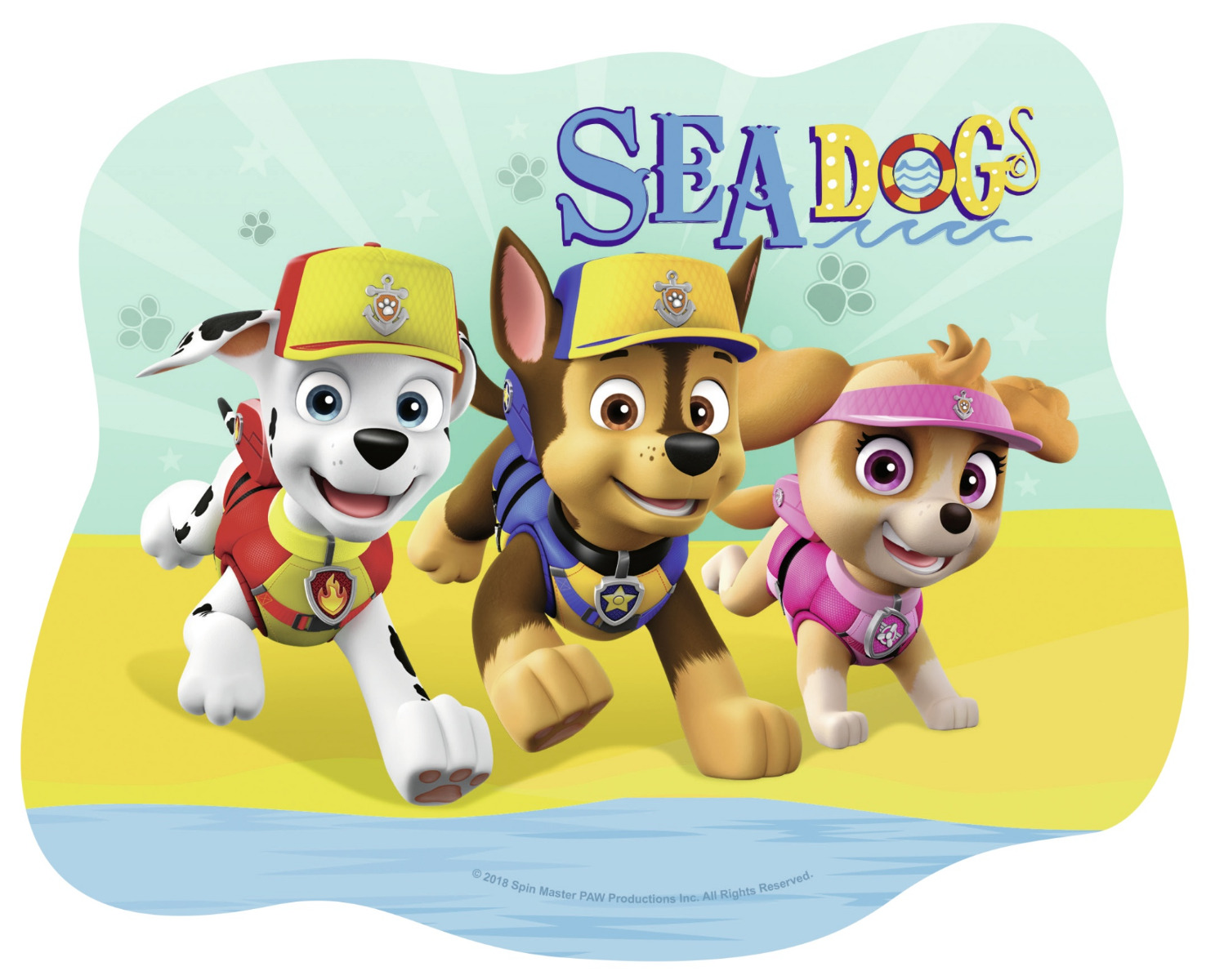 Puzzle Paw Patrol, 4/6/8/10 Piese image 3