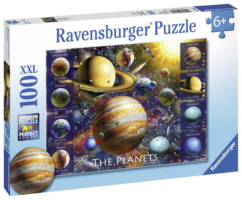 Puzzle Planete, 100 Piese