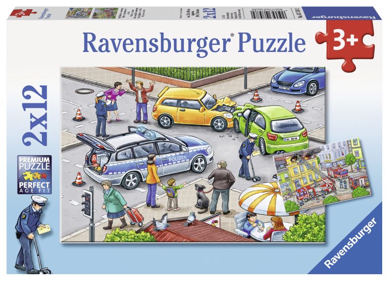 Puzzle Politie, 2X12 Piese image 2