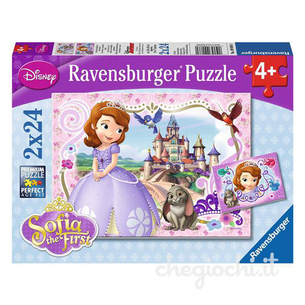 Puzzle Printesa Sofia, 2X24 Piese