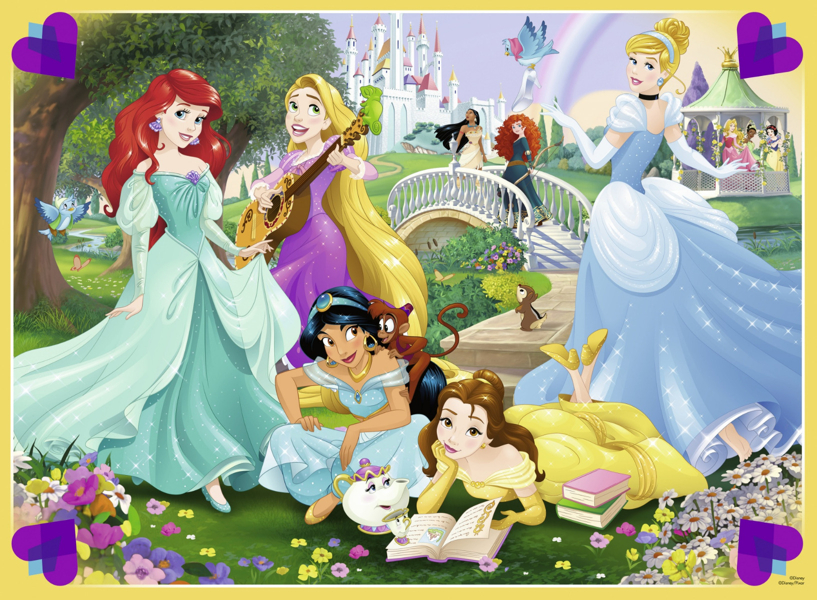 Puzzle Printesele Disney, 100 Piese