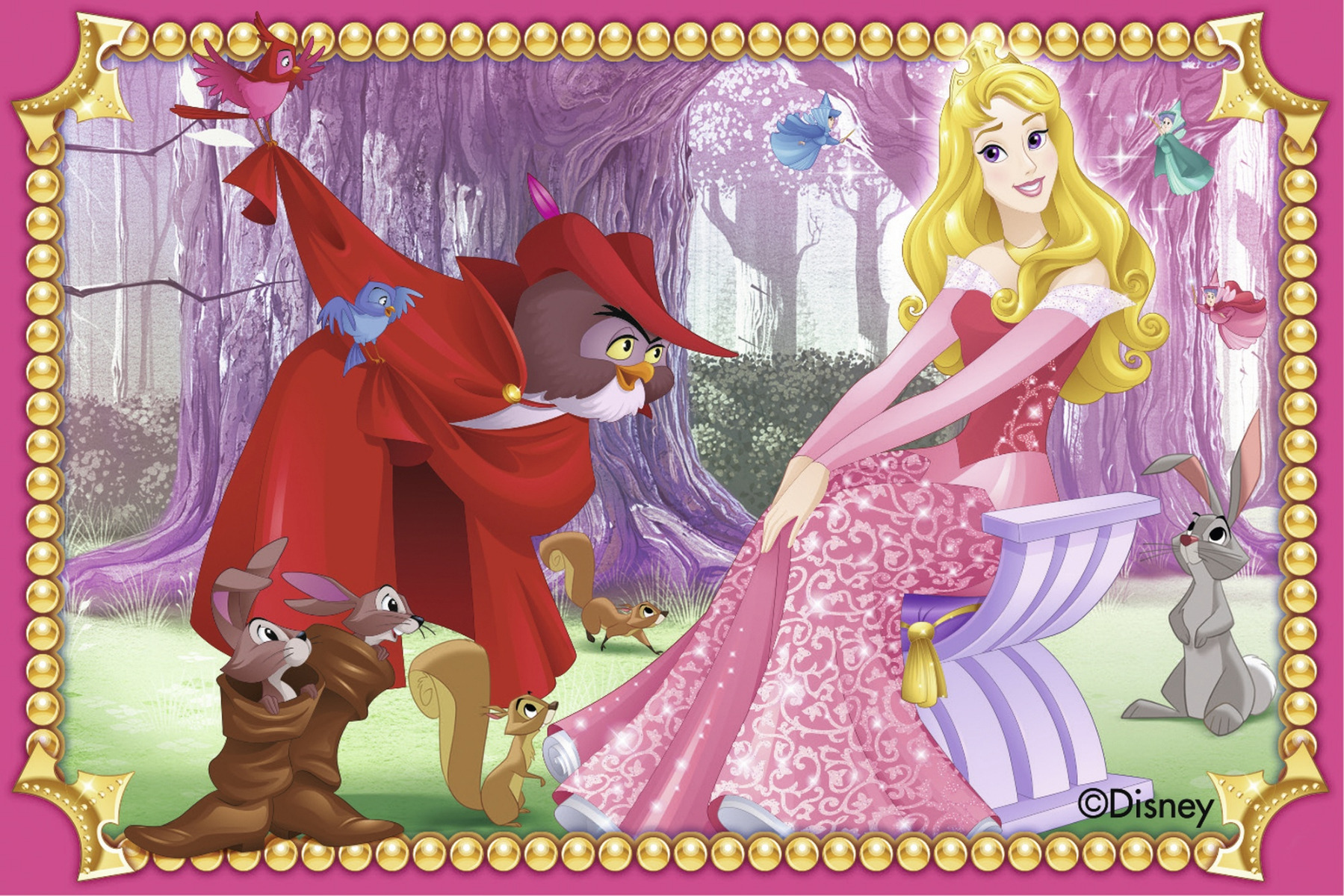 Puzzle Printesele Disney, 6 Piese image 2