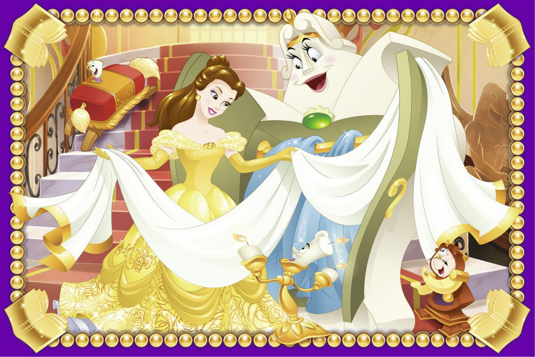 Puzzle Printesele Disney, 6 Piese image 4