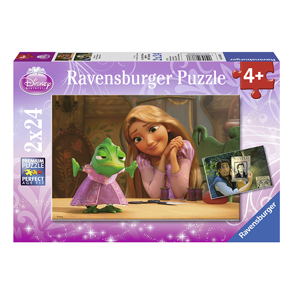 Puzzle Rapunzel, 2X24 Piese