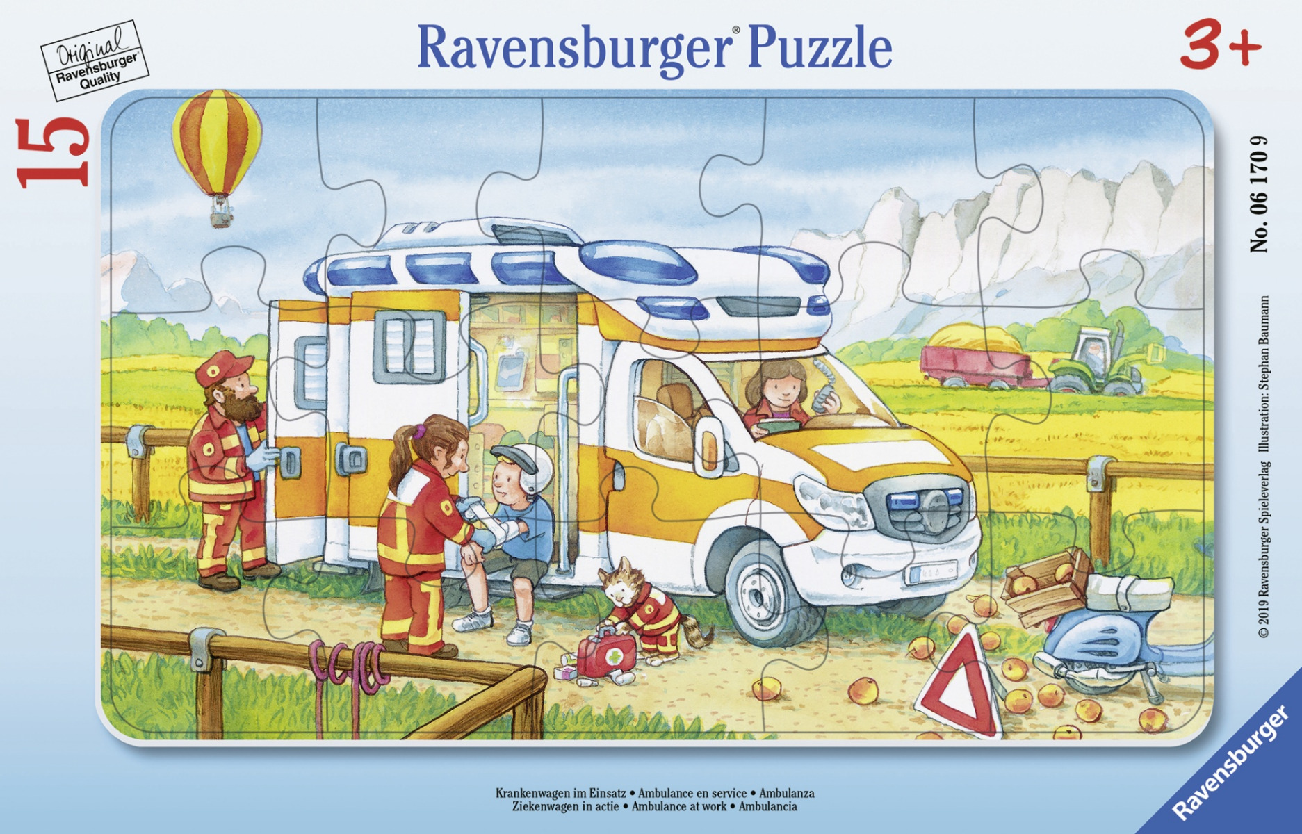 Puzzle Tip Rama Ambulanta, 15 Piese