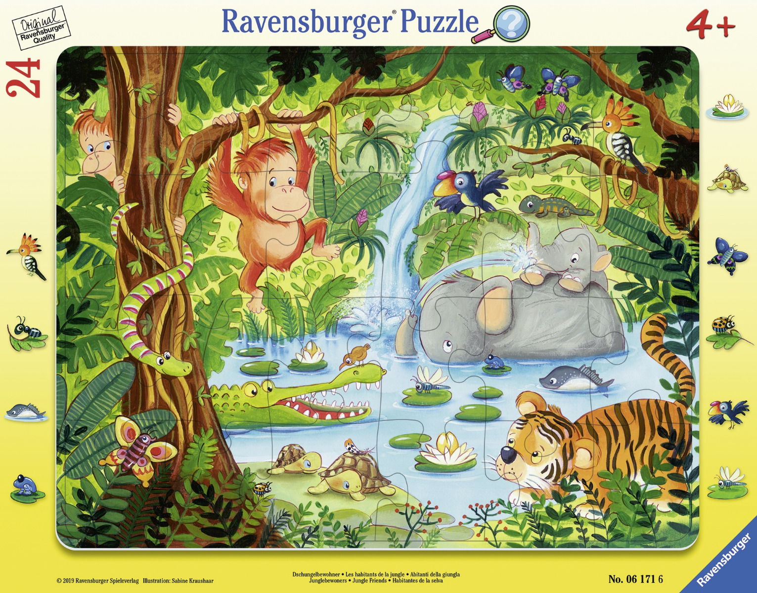 Puzzle Tip Rama Jungla, 24 Piese