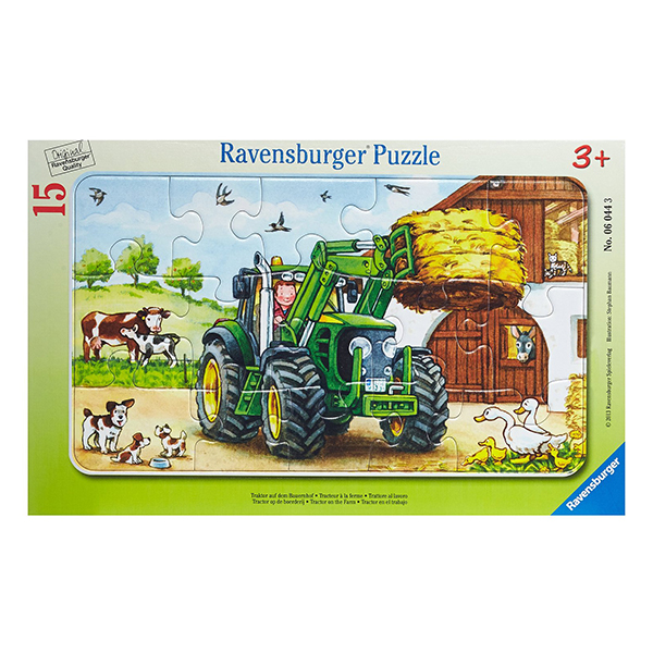 Puzzle Tractor La Ferma, 15 Piese