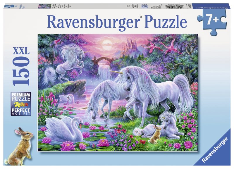 Puzzle Unicorni La Apus, 150 Piese image 1