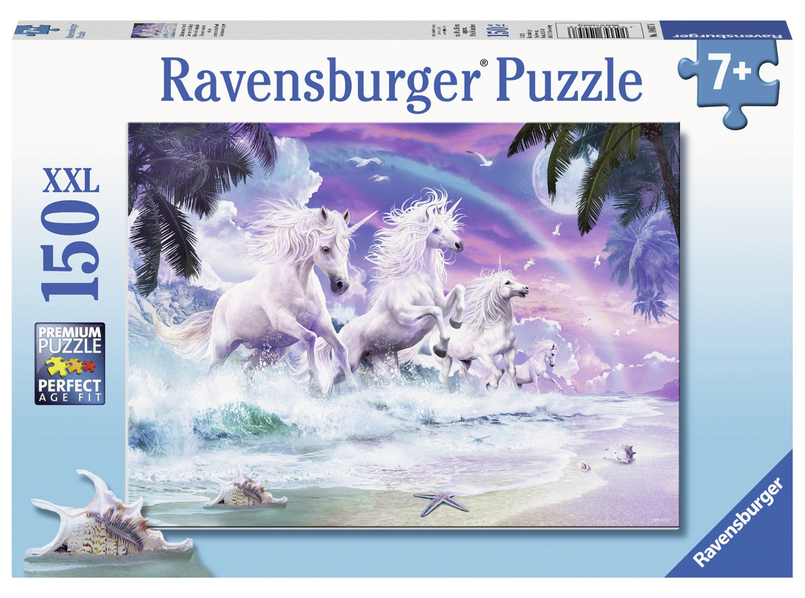 Puzzle Unicorni Pe Plaja, 150 Piese image 1