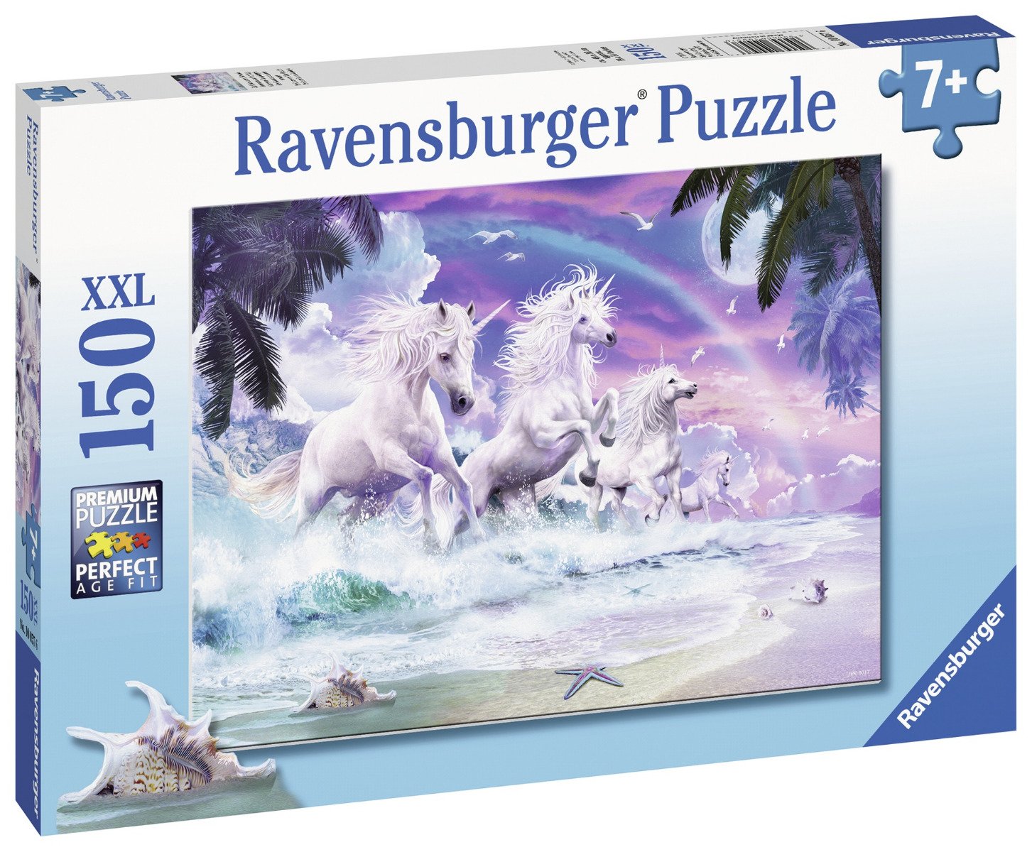 Puzzle Unicorni Pe Plaja, 150 Piese image 2