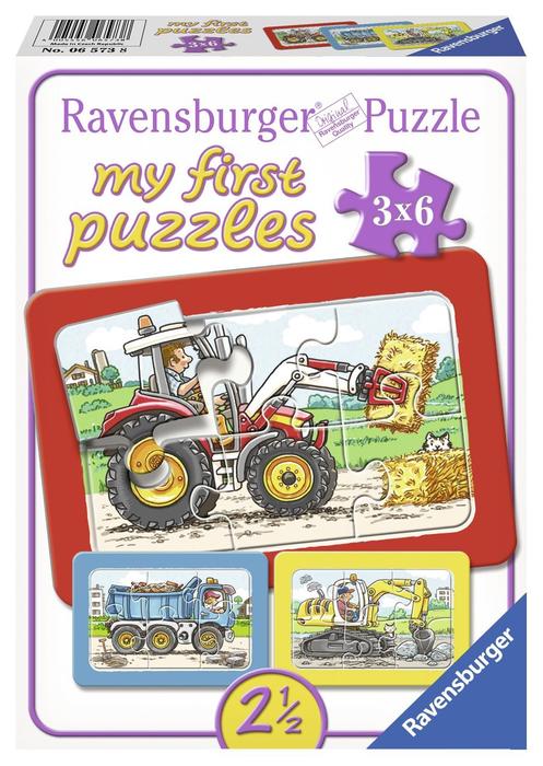 Puzzle Utilaje, 3X6 Piese