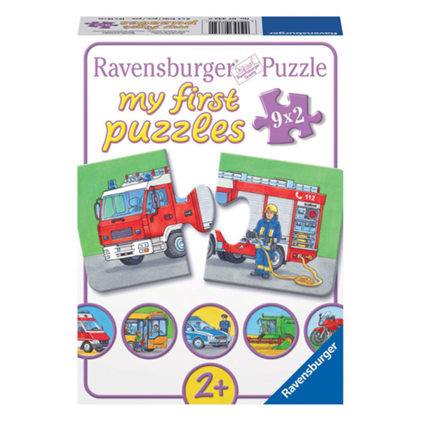 Puzzle Vehicule Motorizate, 9X2 Piese