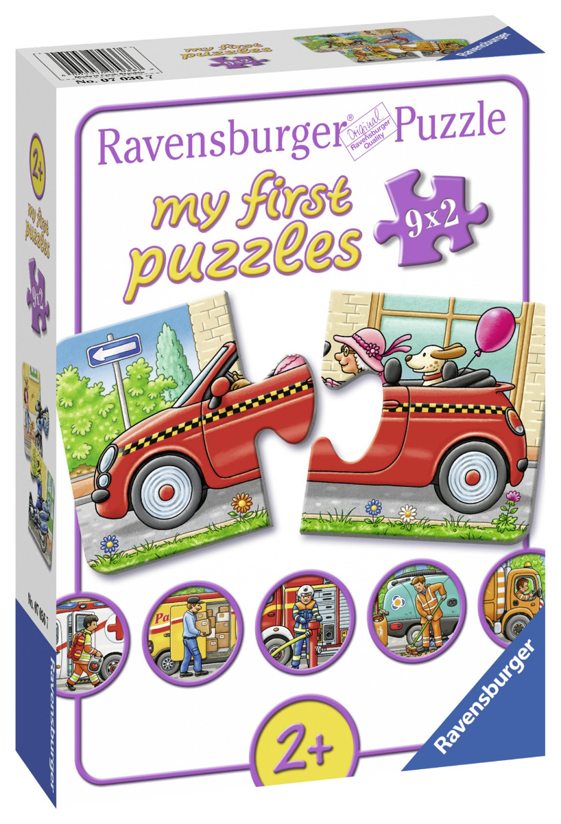 Puzzle Vehicule, 9X2 Piese