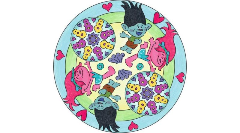 Set Creatie Midi Mandala-Trolls (Ro)