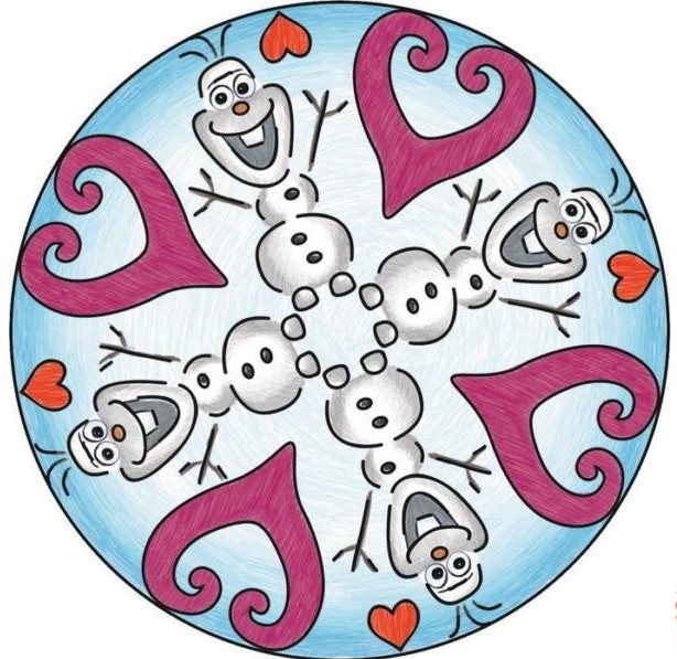 Set Creatie Mini Mandala-Frozen (Ro)