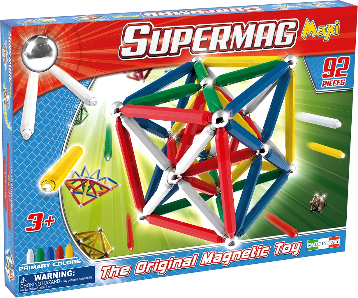 Supermag Maxi Primary - Set Constructie 92 Piese