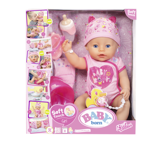 Baby Born - Papusa Interactiva Cu Corp Moale image 4