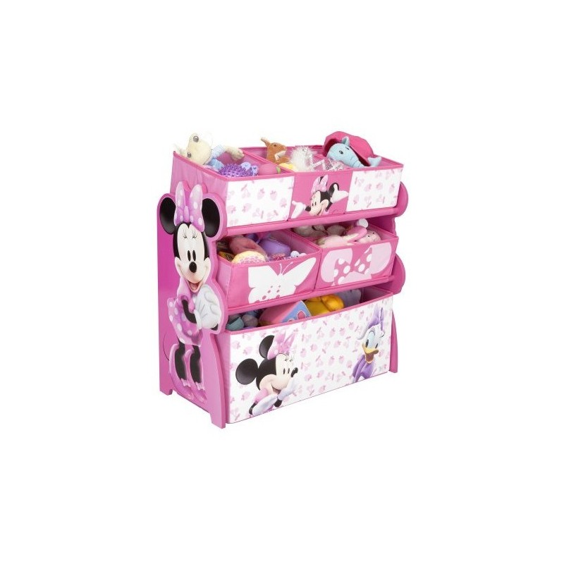 Organizator jucarii cu cadru din lemn Disney Minnie Mouse  image 1