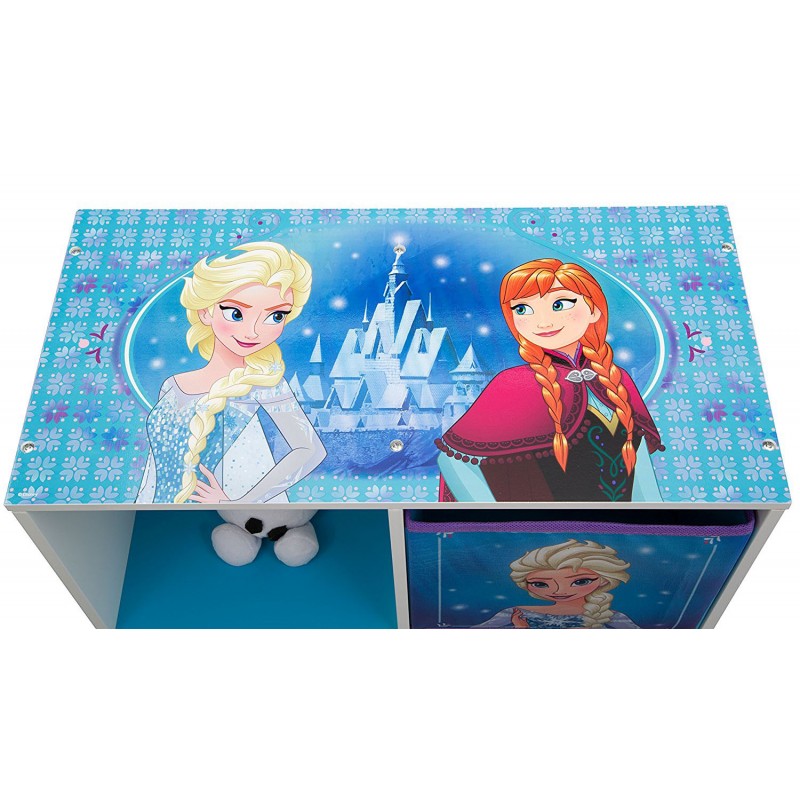 Organizator cu cadru din lemn pentru carti si jucarii Frozen Cube image 4