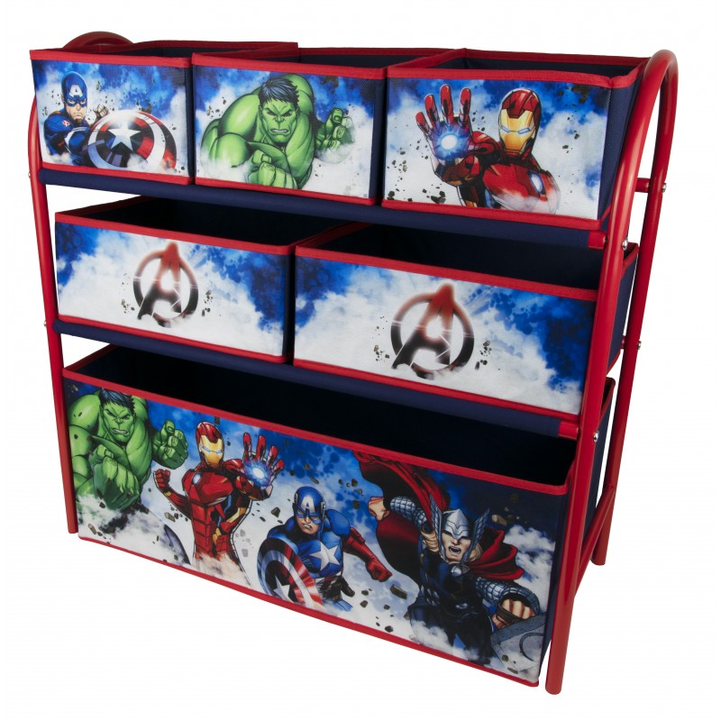 Organizator jucarii cu cadru metalic Avengers