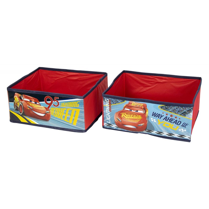 Organizator jucarii cu cadru din lemn Cars 3 image 2