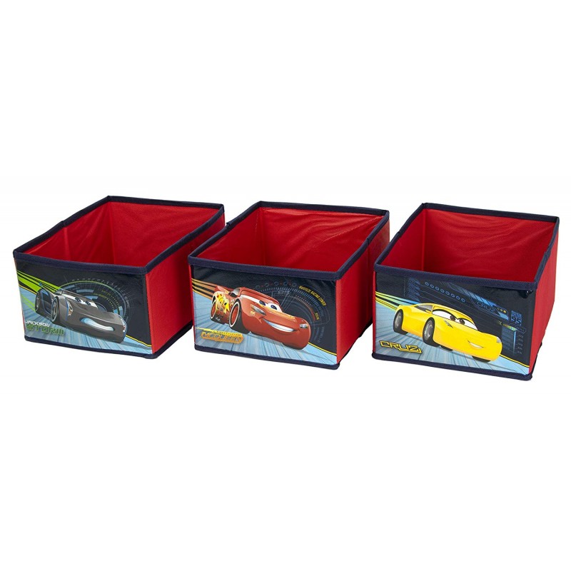 Organizator jucarii cu cadru din lemn Cars 3 image 3