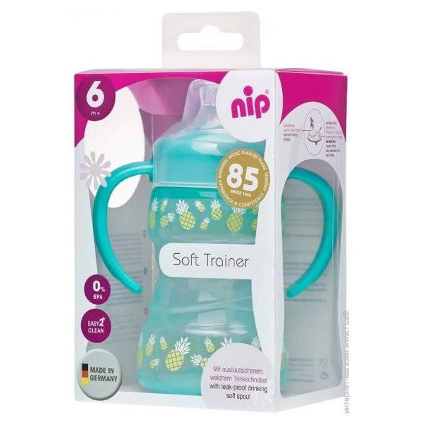 Cana de baut Soft Trainer, 6 luni +, 260 ml Nip 35101 image 1