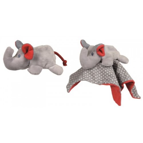 Jucarie din textil pentru bebe, elefant pop-up Egmont image 1