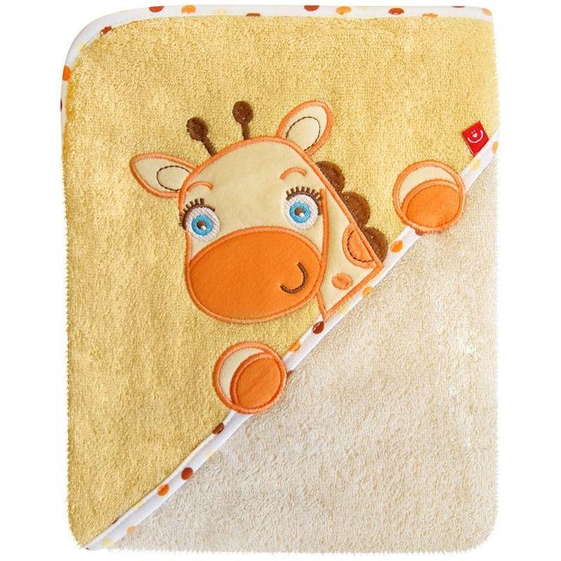 Prosop cu capison 76x76 cm - Bobobaby - Girafa Crem