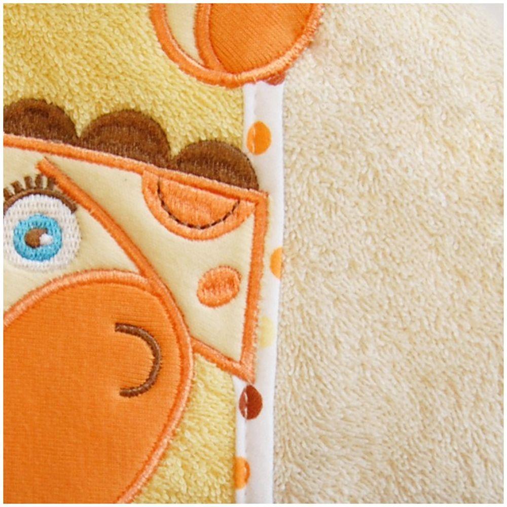 Prosop cu capison 76x76 cm - Bobobaby - Girafa Crem image 1