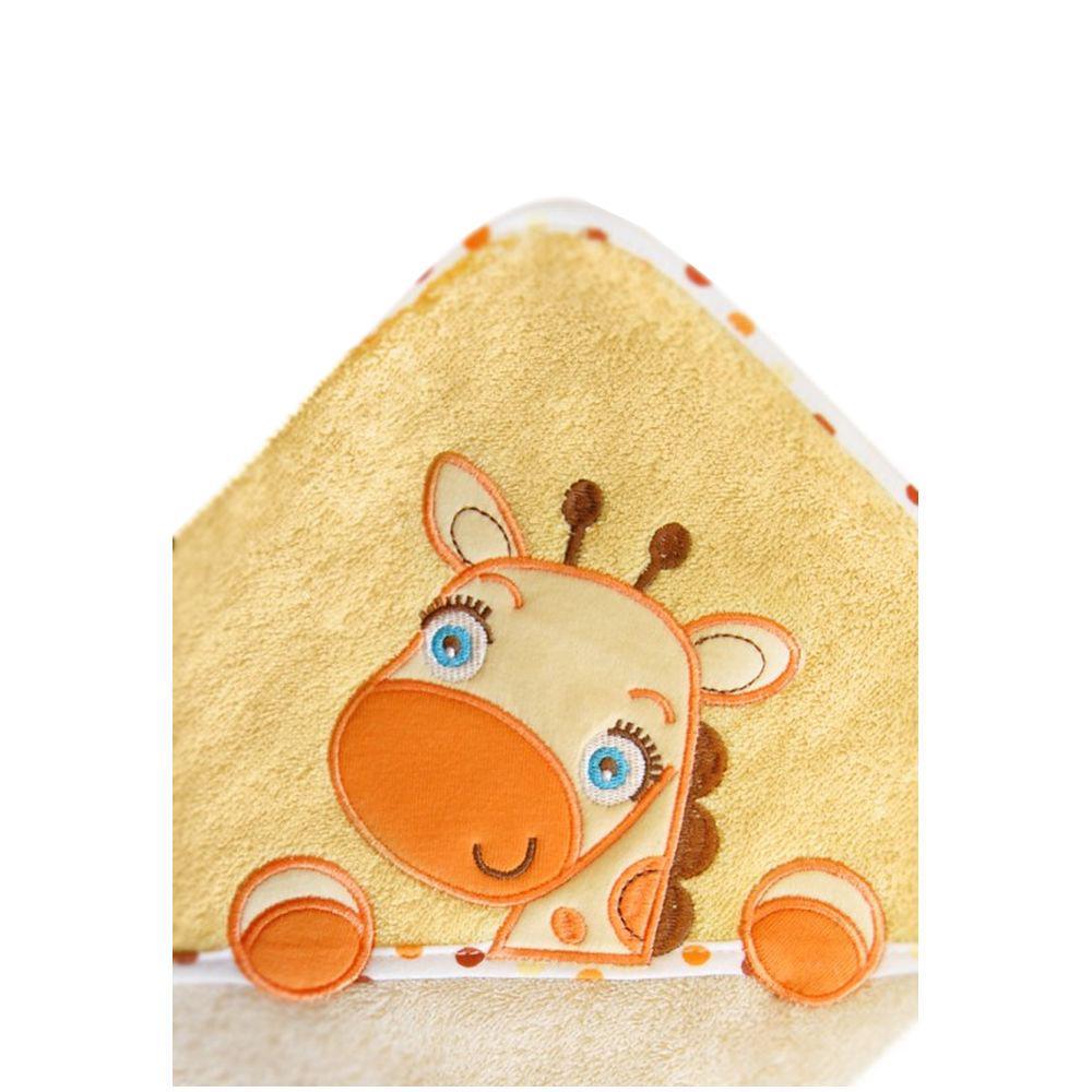 Prosop cu capison 76x76 cm - Bobobaby - Girafa Crem image 2
