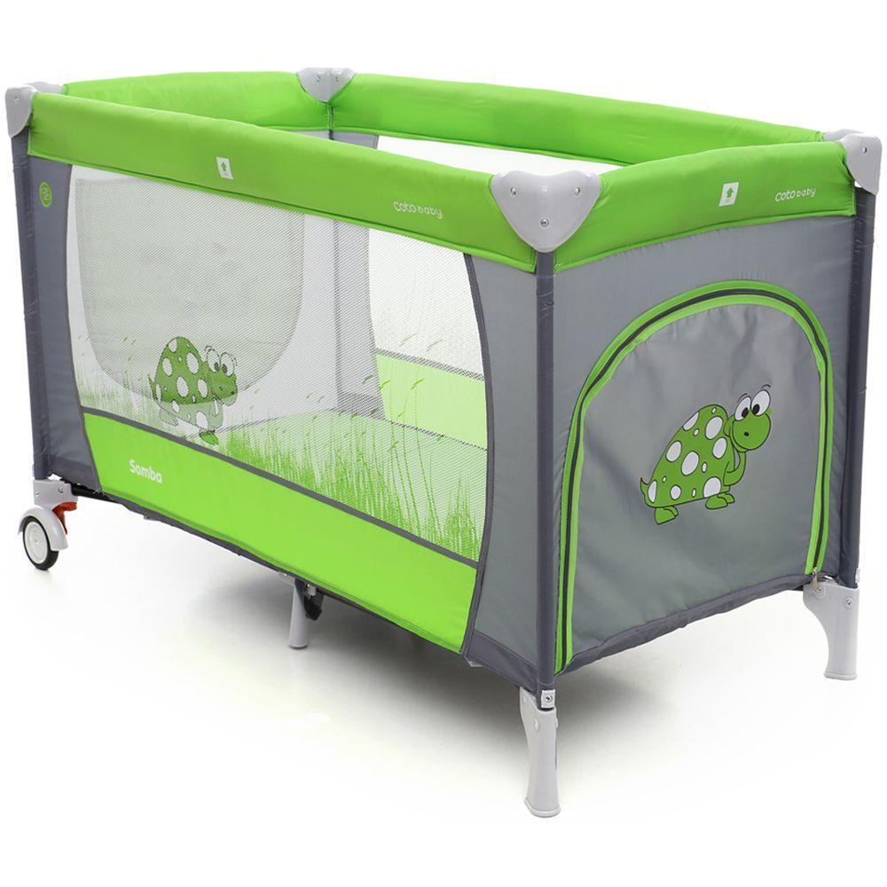 Patut pliabil Samba - Coto Baby - Gri/Verde