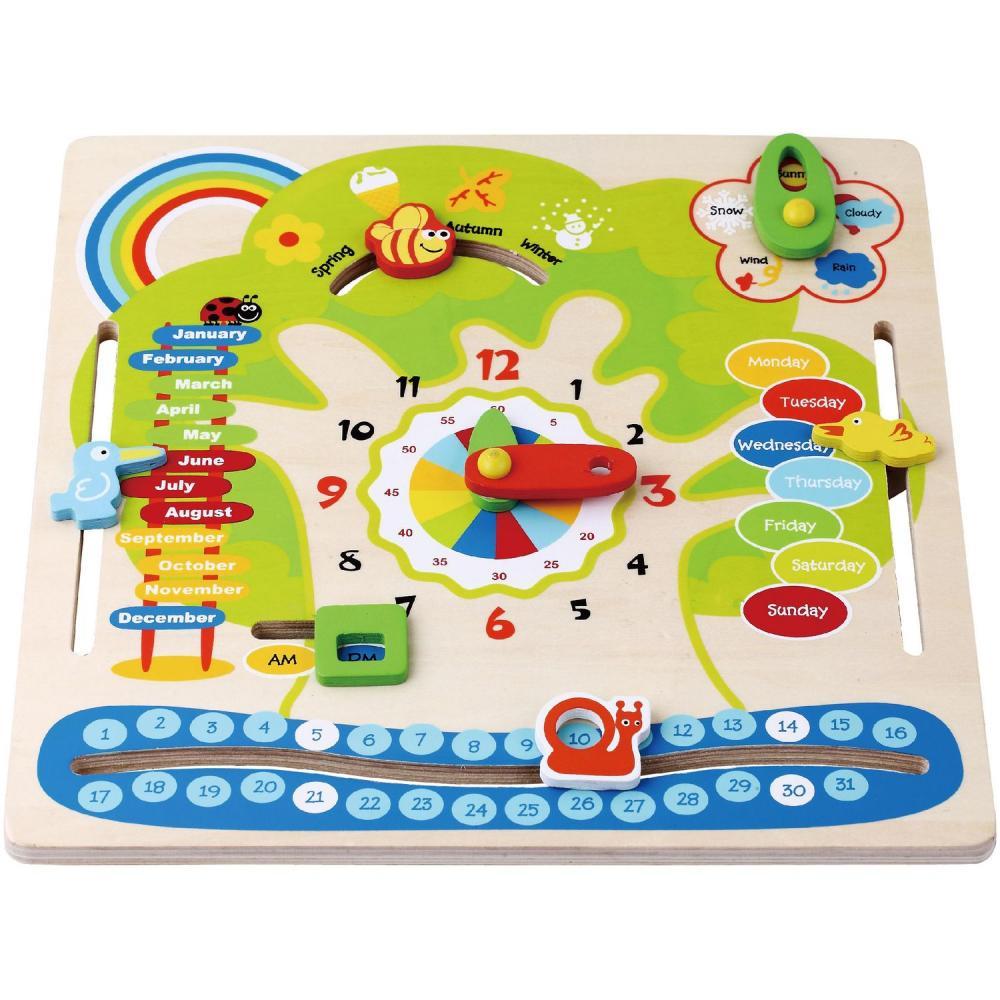 Joc din Lemn Calendar Didactic - Sun Baby