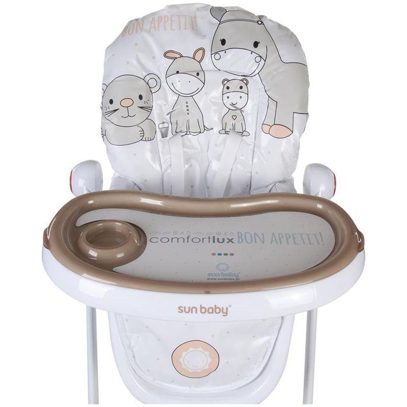 Scaun de masa Comfort Lux - Sun Baby - Maro image 4