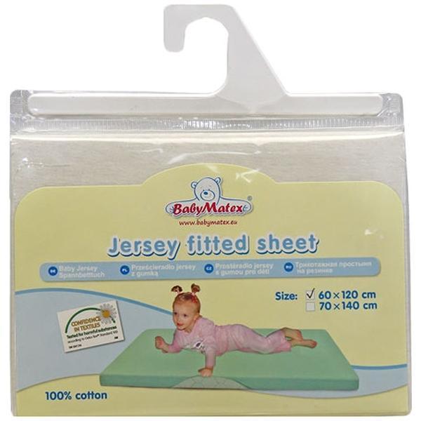 Husa pentru saltea Jersey 60x120cm - Baby Matex - Alb image 2
