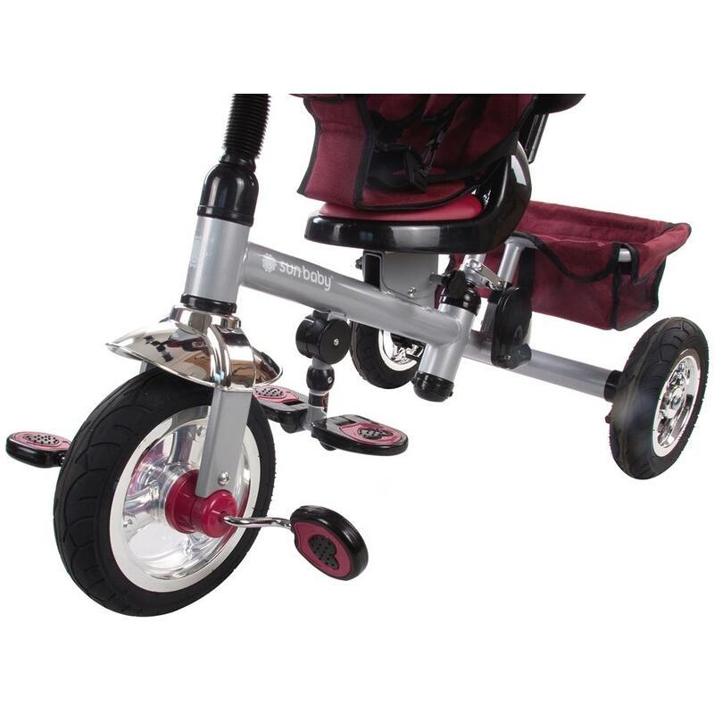 Tricicleta Confort Plus - Sun Baby - Melange Rosu image 5
